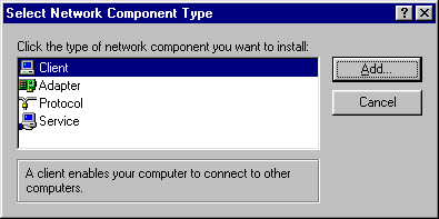 Network Component Window
